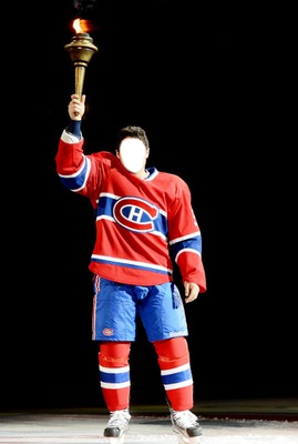 Hockey Canadien Montaje fotografico