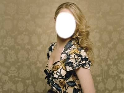 Ezia blonde Fotomontage