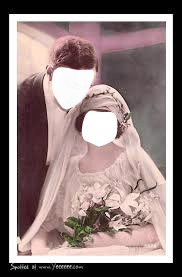 COUPLE ANNEES 30 Photo frame effect