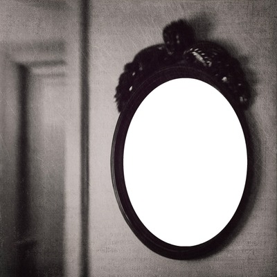 espejo blanco y negro Fotomontage