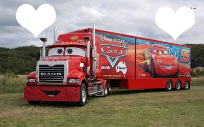 Camion cars Photomontage