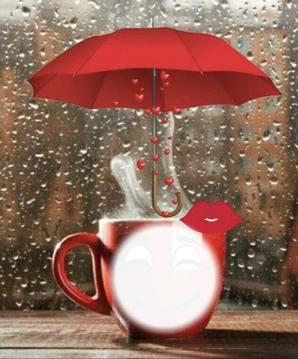 taza de cafe Photomontage