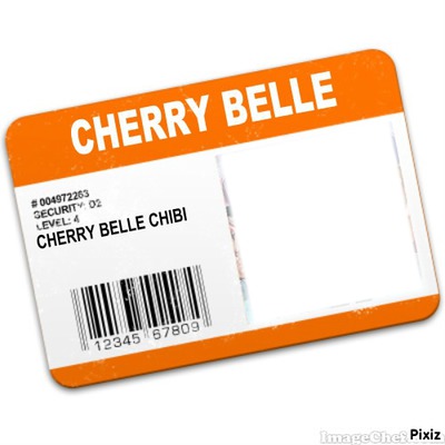 Cherry belle ChiBi Fotómontázs