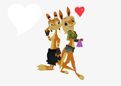 Daxter and Tess Fotomontaggio