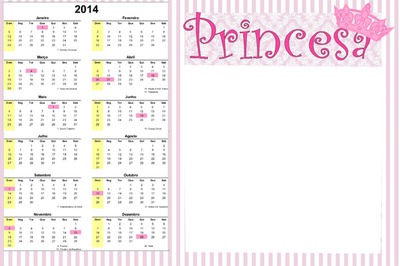 calendario 2014 Fotómontázs