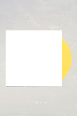yellow vinyl Фотомонтажа