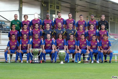 Barca team 2012 Fotómontázs