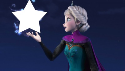 Rainha Elsa Fotomontagem