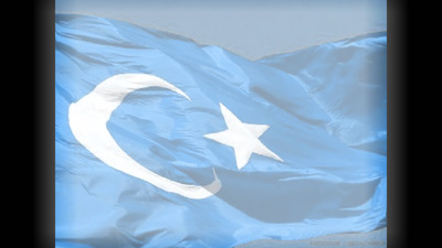 Türkistan Bayrağı Fotomontaż