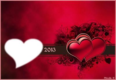 2013 valentin Photo frame effect