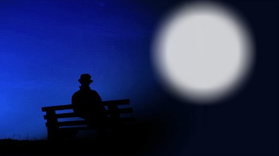 lonely & blue Fotomontaža