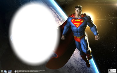 SUPERMAN Photo frame effect