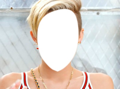 Miley Cirus Fotomontaggio