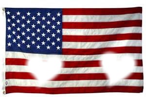 drapeau américain Fotomontagem