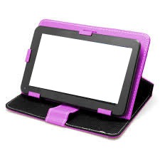 tablet morada Фотомонтажа