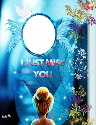 i just miss you Photo frame effect