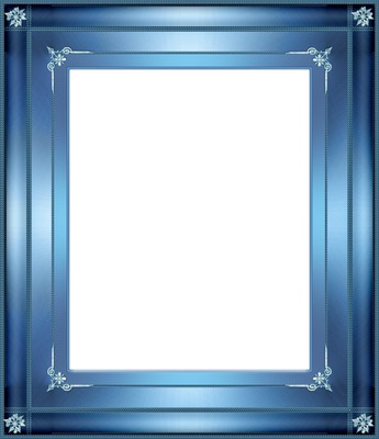 cadre bleu et ciel Photomontage