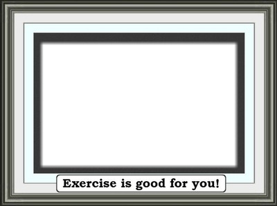 exercise bill grey Photo frame effect