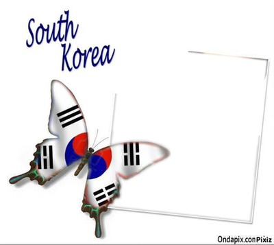 South Korea Photo frame effect