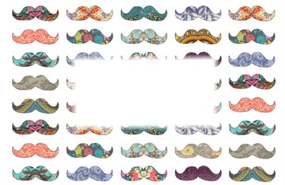 mur moustache Fotomontáž
