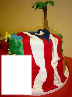flag cake 1 Photomontage