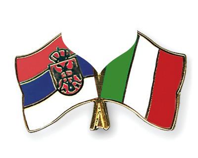 serbie italie Fotomontáž
