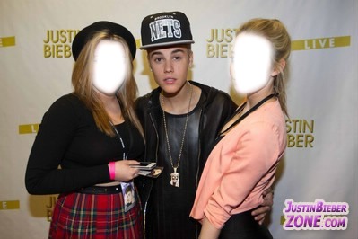 Meet And Great Justin Bieber Fotomontagem