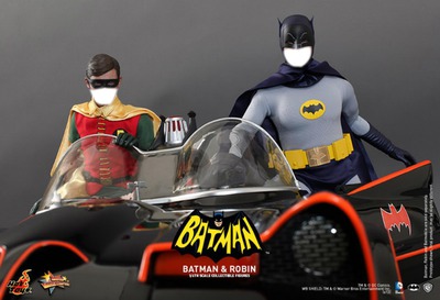 batman and robin batmobile Fotomontažas