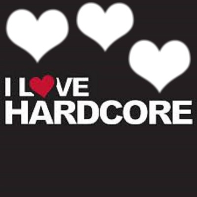 love hardcore Fotomontage