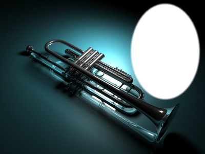 Musique - trompette フォトモンタージュ
