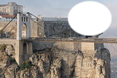 pont suspencu Constantine Photomontage