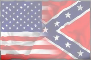 american/confederate Photo frame effect