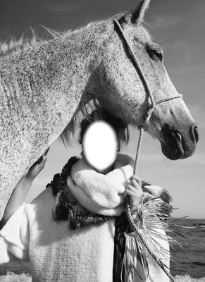 mon beau cheval Fotomontáž