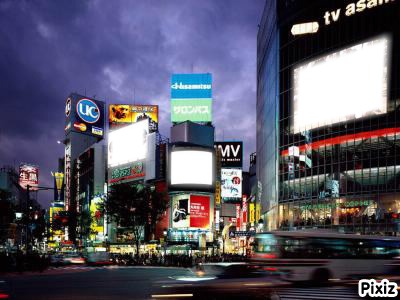 TOKYO Fotomontasje