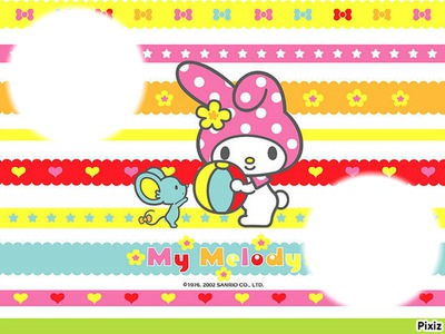 my melody Photo frame effect