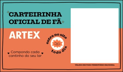 Carteirinha Oficial de Fã - ARTEX Fotoğraf editörü
