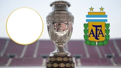 Copa América AFA Montaje fotografico