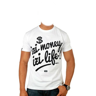 Tshirt | Izi Money Photo frame effect