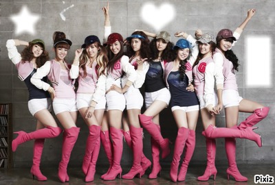 oh! snsd Photo frame effect