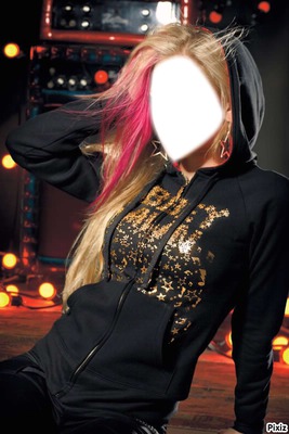 Avril Lavigne Photo frame effect