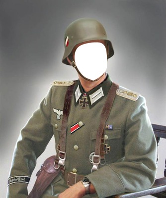 soldat allemand Fotomontasje