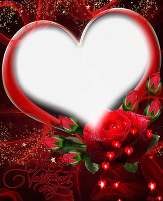 coeur saint valentin Photomontage