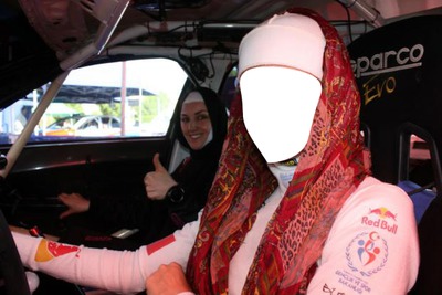 Hijab Rally Fotomontage
