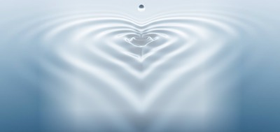 Cœur d'eau Fotomontage