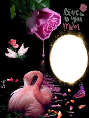 LOVE YOU MOM Photomontage