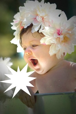 bébé mimi Photo frame effect
