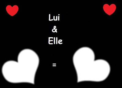 Lui & Elle ♥♥..! Valokuvamontaasi