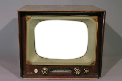 Ancien poste de télévision Fotomontáž