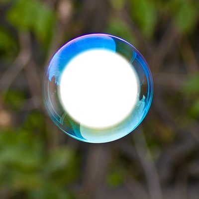 bulle de savon Photo frame effect