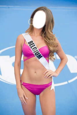 Miss Belgium Fotomontáž